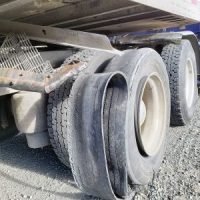 Truck Tire Blowout